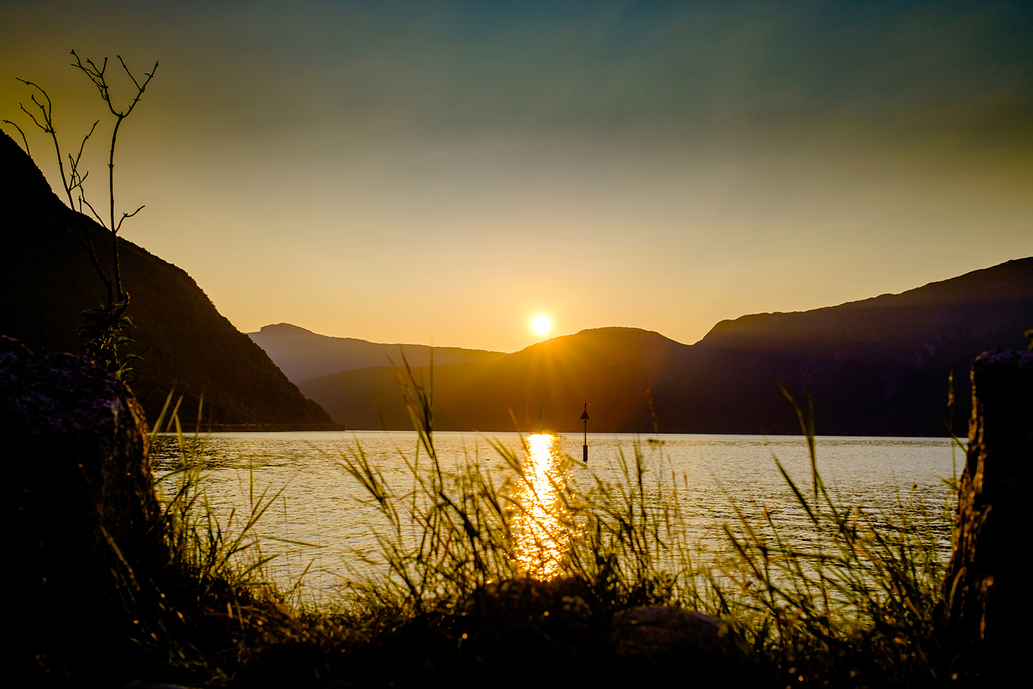 Sunset Eidfjord - Norway