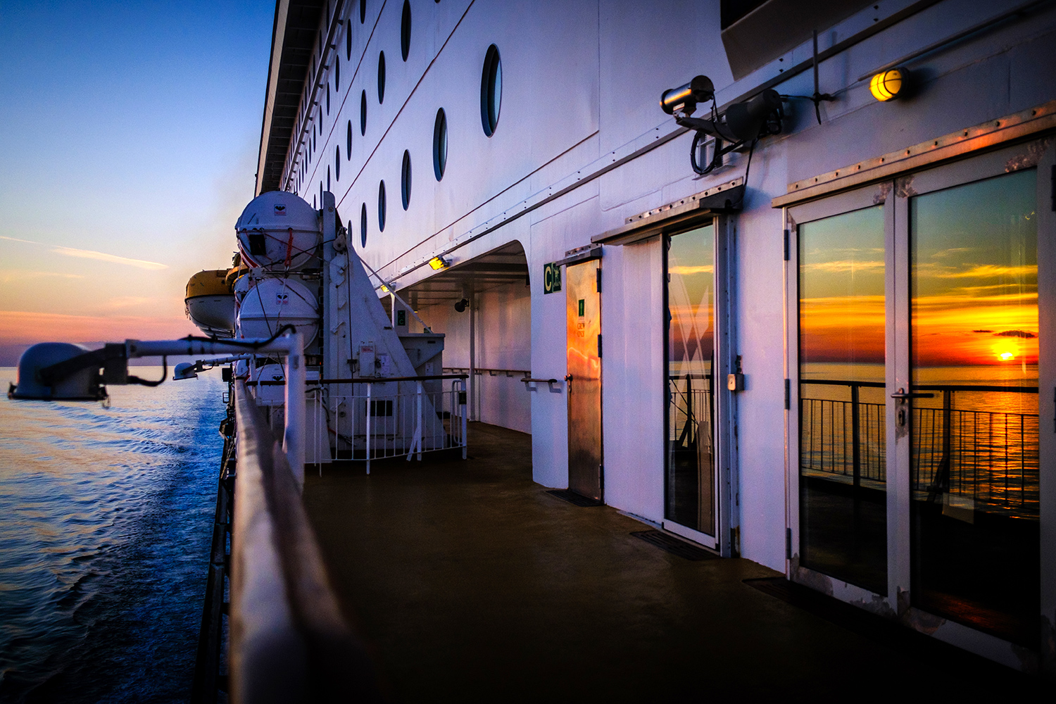 Sunset Colorline ferry- Norway