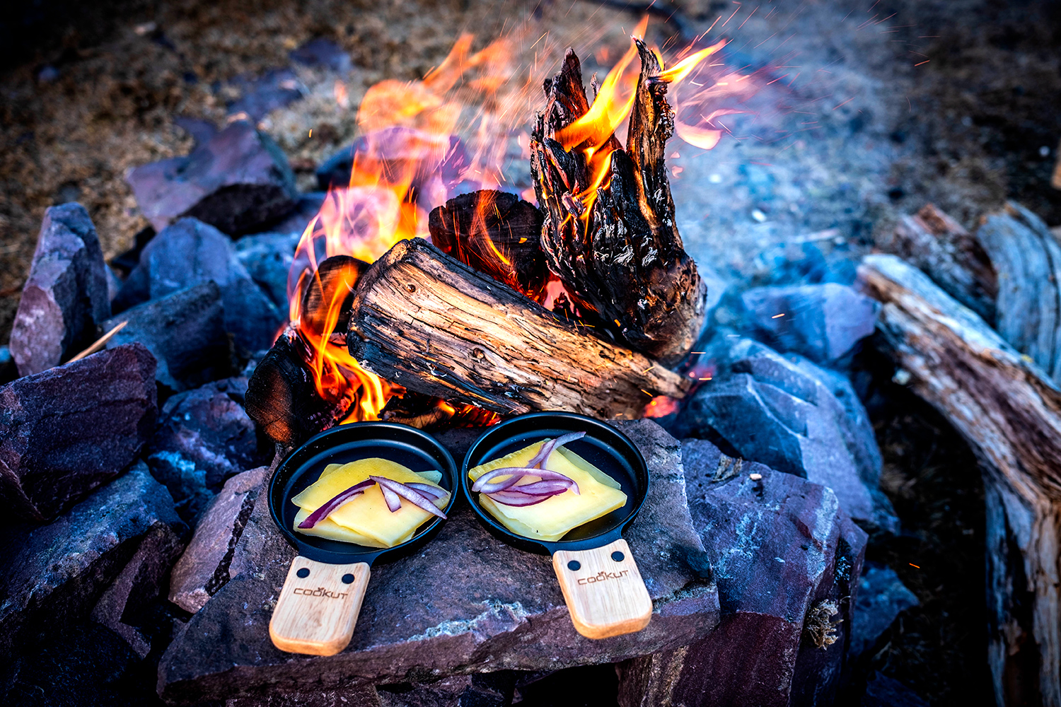 Outdoor raclette - Stora Sjöfallet - Sweden