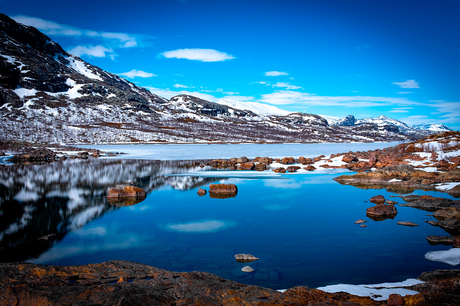 Lake - Stora Sjöfallet - Sweden