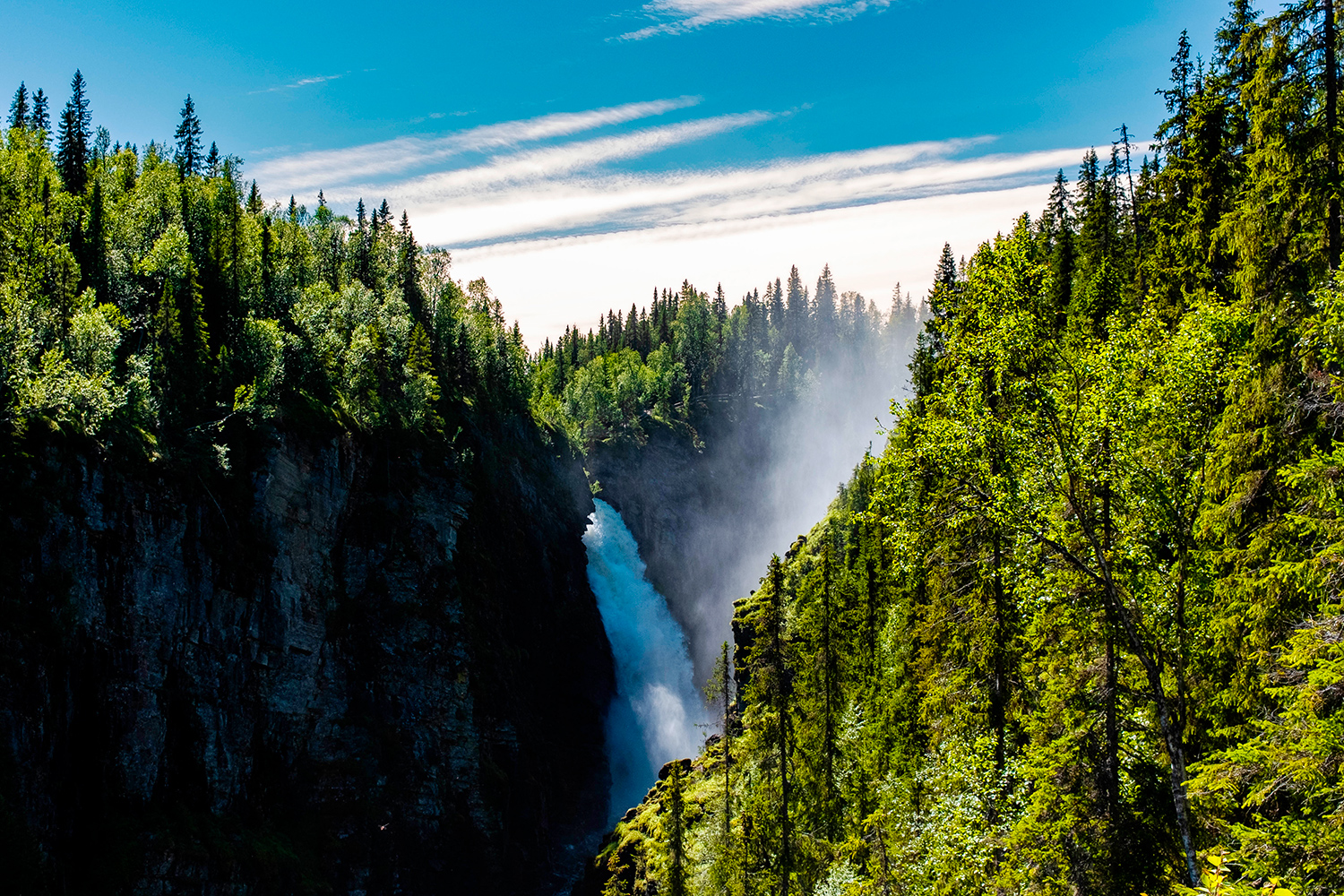 Hallsingsafallet - Vildmarksvagen - Sweden