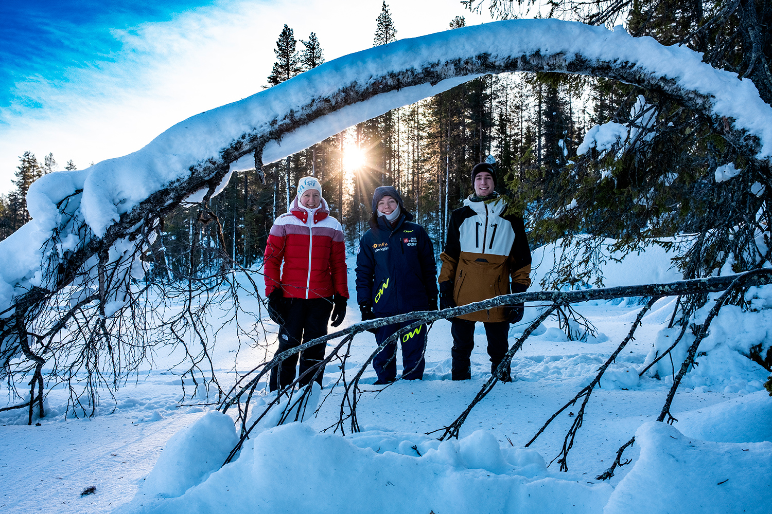 Karen, Lise & Eliot - Lapland - Sweden