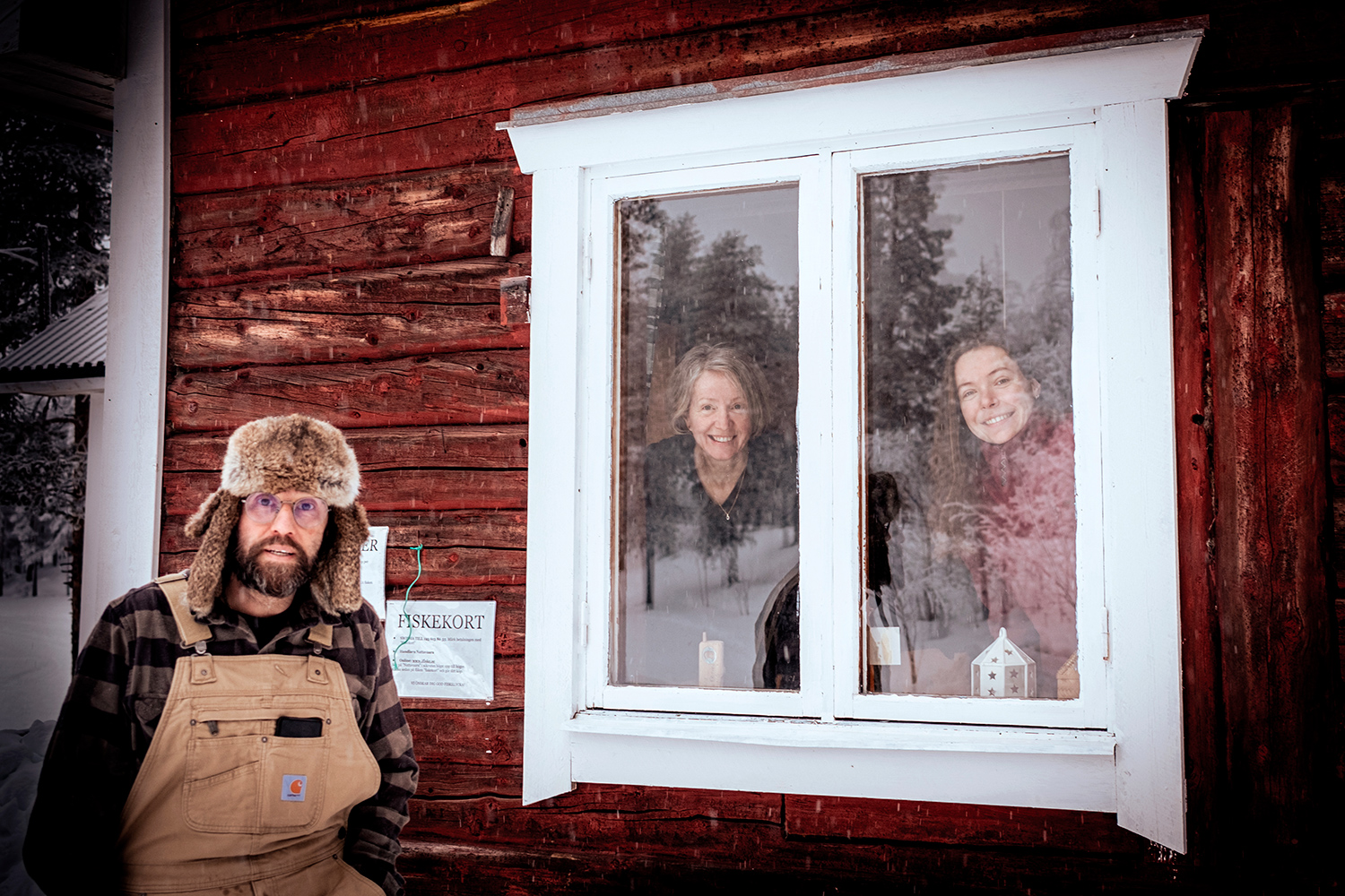 Karen, lise & Christophe - Lapland - Sweden